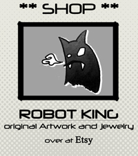 Robot King original artwork