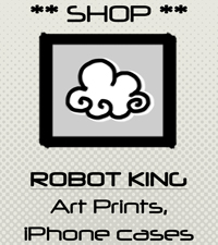 Robot King prints