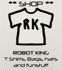 Robot King t shirts